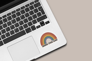 Born This Gay Waterproof Vinyl Sticker