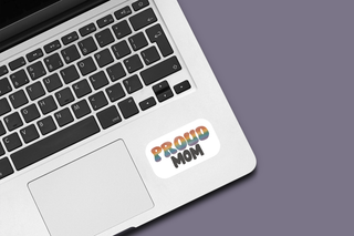 Proud Pride Mom Waterproof Vinyl Sticker