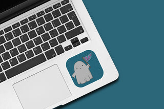 Boo Ghost Waterproof Vinyl Sticker