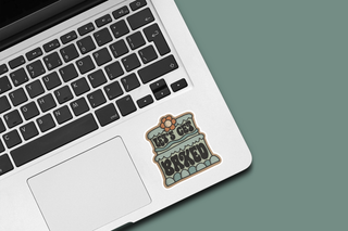 Let's Get Baked Waterproof Vinyl Sticker