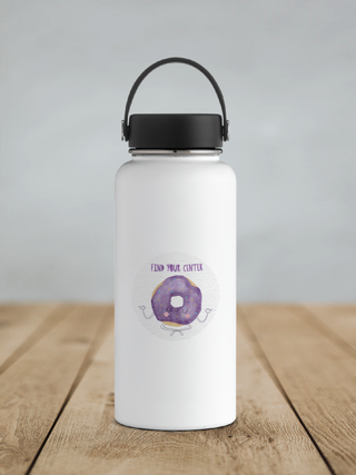 Find Your Center Donut Waterproof Vinyl Sticker