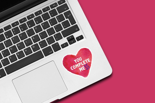 You Complete Me(ss) Waterproof Vinyl Sticker