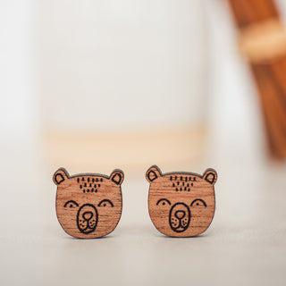 Bear Face Wood Studs