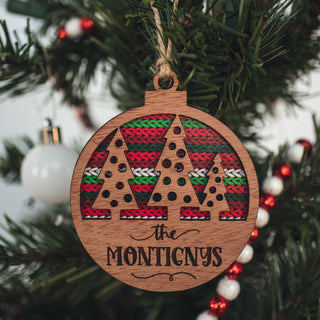 Customizable Family Ornament