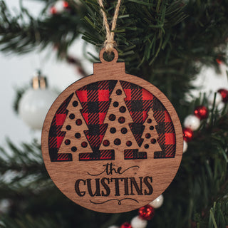 Customizable Family Ornament