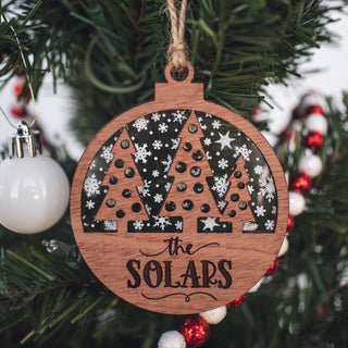 Customizable Family Ornament