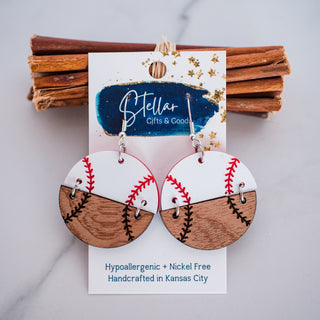 Baseball Split Dangles