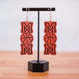 Basketball Mom Letter Dangles