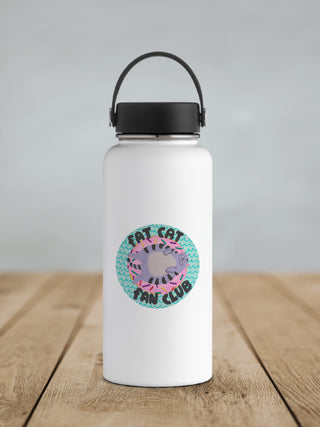 Fat Cat Fan Club Waterproof Vinyl Sticker