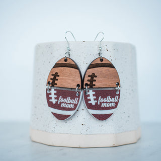Football Mom Split Dangles