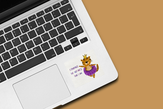 I Embrace The Hot Mess that I Am Waterproof Vinyl Sticker