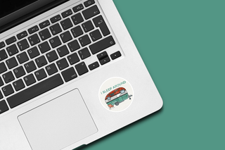 I Sleep Around Trailer Waterproof Vinyl Sticker