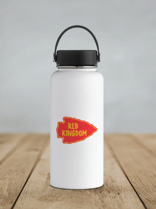 Red Kingdom Arrowhead Waterproof Vinyl Sticker