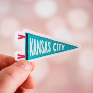 Kansas City Women’s Soccer Pennant Waterproof Vinyl Sticker