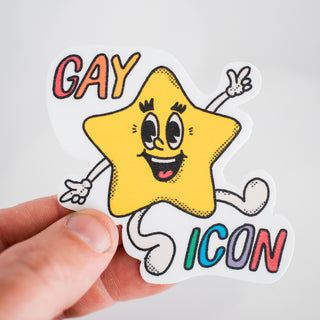 Gay Icon Waterproof Vinyl Sticker