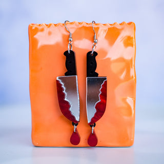Bloody Knife Dangles