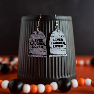 Lived Laughed Loved Tombstone Dangles 2