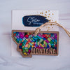 Stained Glass State Ornaments