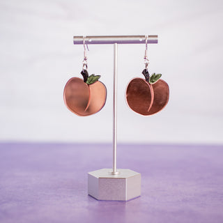 Peach Layered Acrylic Dangles2