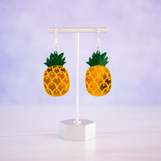 Pineapple Layered Acrylic Dangles 2