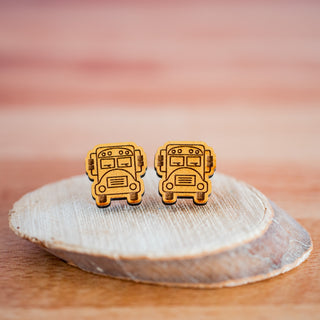 Yellow School Bus Studs 2