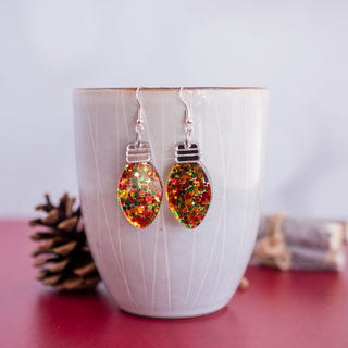 Holiday Confetti Christmas Light Dangles