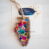 Stained Glass State Ornaments