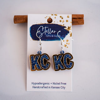 Petite DL KC Letter Dangles