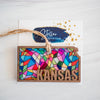 Stained Glass State Ornaments