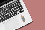 Pride Cone Waterproof Vinyl Sticker