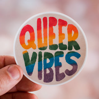 Queer Vibes Waterproof Vinyl Sticker