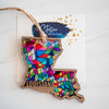 Stained Glass State Ornaments