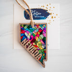 Stained Glass State Ornaments