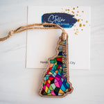 Stained Glass State Ornaments