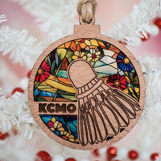 Shuttlecock Ornament - Prairie Wildflowers