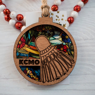 Shuttlecock Ornament - Prairie Wildflowers