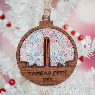Liberty Memorial Ornament - Fireworks