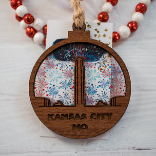 Liberty Memorial Ornament - Fireworks