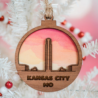 Liberty Memorial Ornament - Sunset