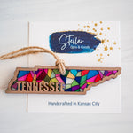 Stained Glass State Ornaments