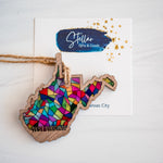 Stained Glass State Ornaments