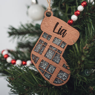 Customizable Stocking Ornament
