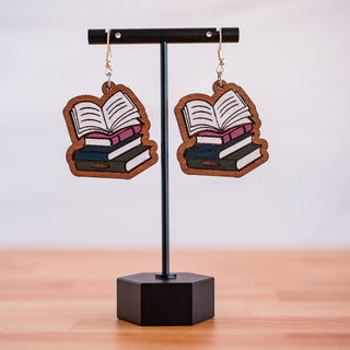 Hand Painted Book Club Dangles 2