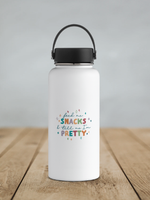 Feed Me Snacks and Tell Me I'm Pretty Waterproof Vinyl Sticker