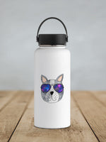 Galaxy Sunglasses Dog Waterproof Vinyl Sticker