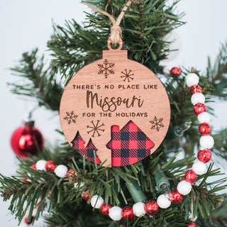 Customizable There's No Place Like Ornament