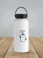 Mentally Done Penguin Waterproof Vinyl Sticker